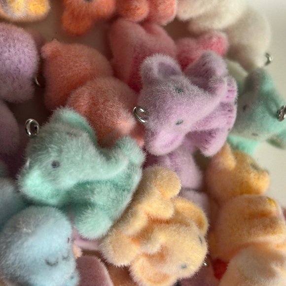 4/$50 Colorful Plush bear Toys keychain crafts lot of eight 🧸 - Picture 1 of 9